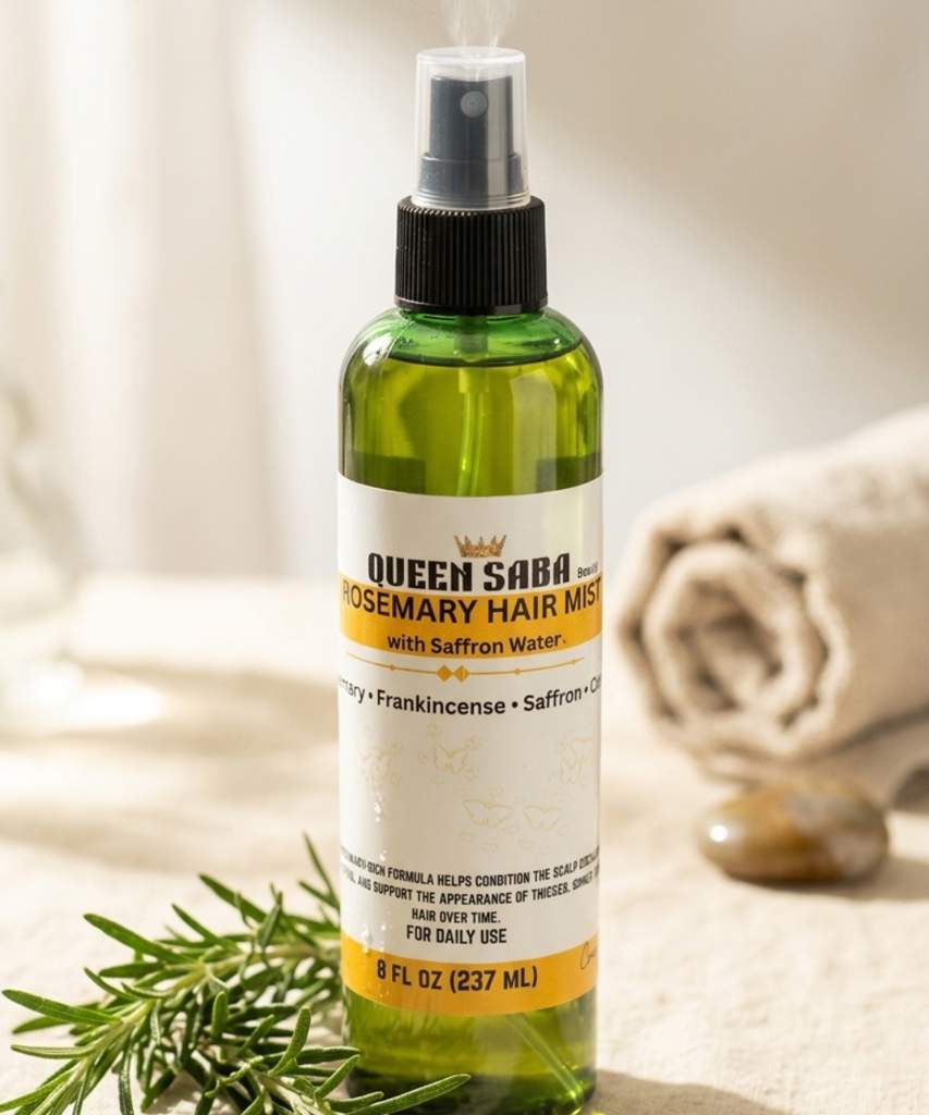 Rosemary Herbal Hair Mist Leave In Scalp & Hair Spray, 8 fl oz 